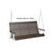 Berlin Gardens Casual-Back Three Seat Swing (Zinc Chains)