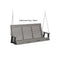 Berlin Gardens Casual-Back Three Seat Swing (Zinc Chains)