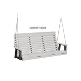 Berlin Gardens Casual-Back Three Seat Swing (Zinc Chains)
