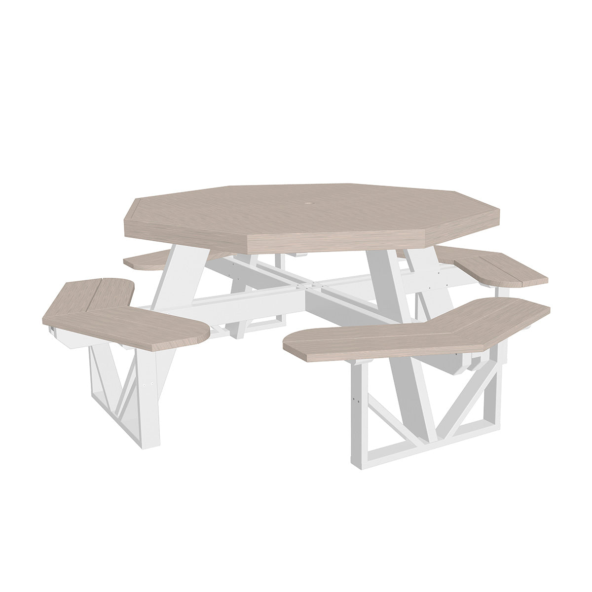 LuxCraft Octagon Picnic Table