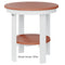 Berlin Gardens Round End Table Dining Height