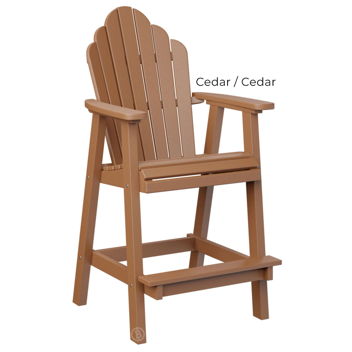 Berlin Gardens Cozi-Back Bar Chair