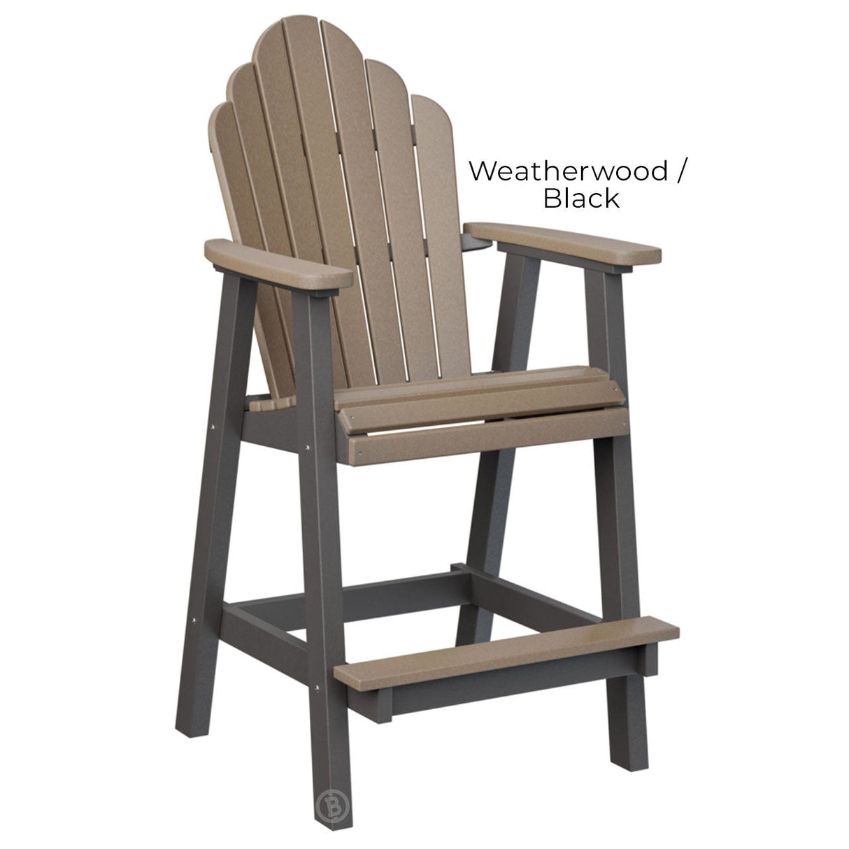Berlin Gardens Cozi-Back Bar Chair