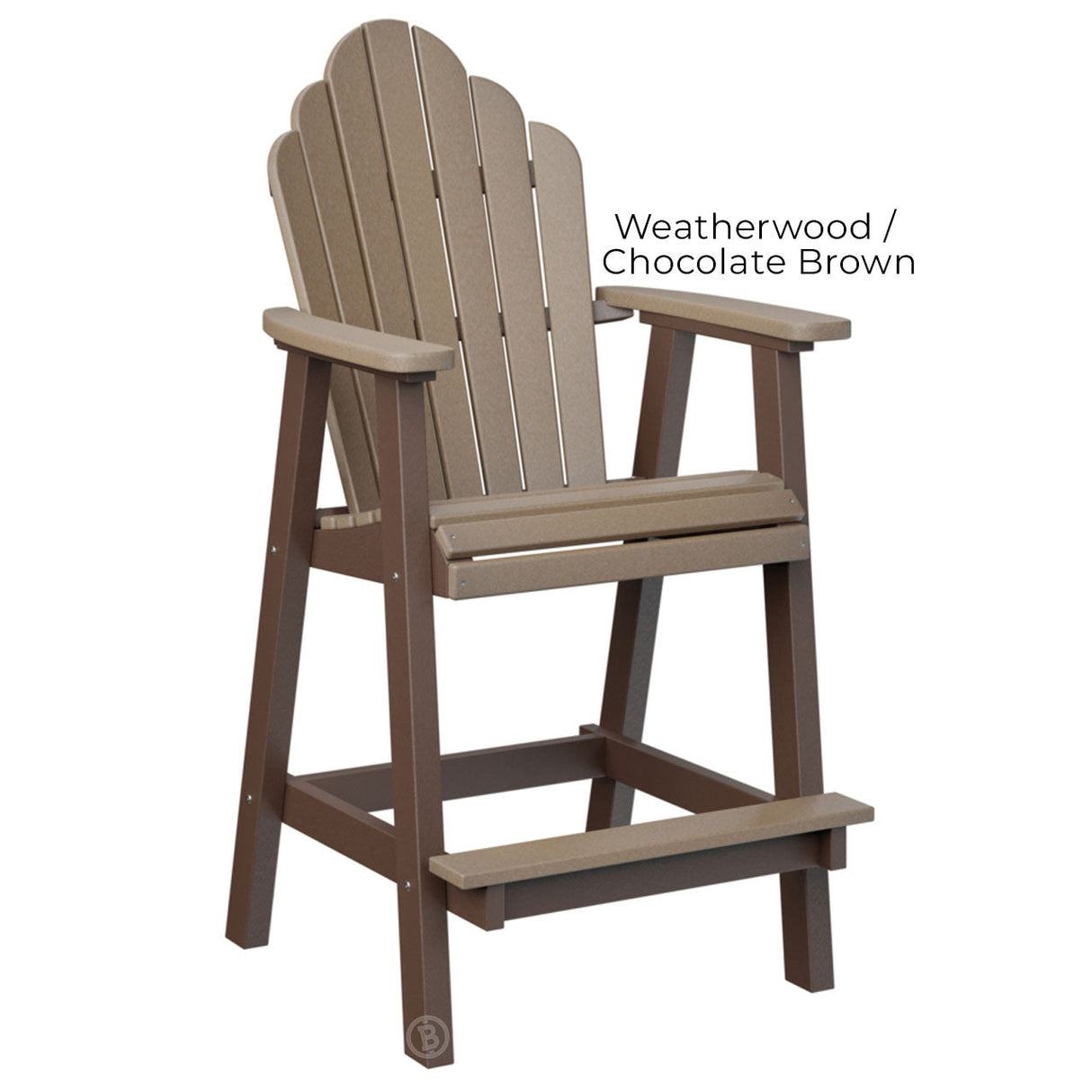 Berlin Gardens Cozi-Back Bar Chair