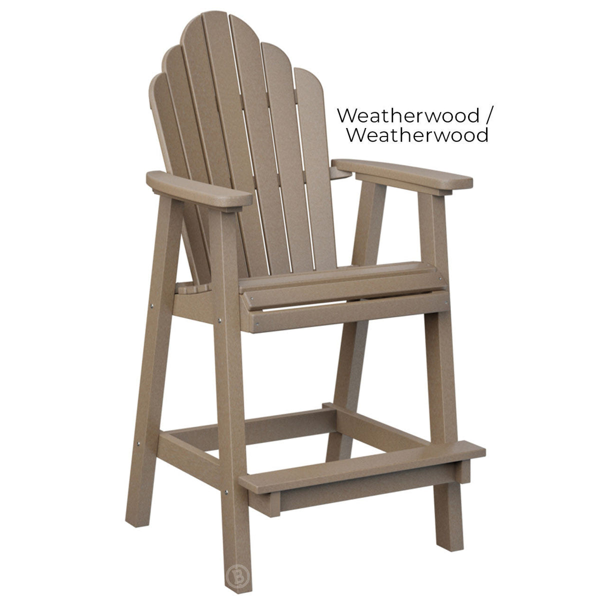 Berlin Gardens Cozi-Back Bar Chair