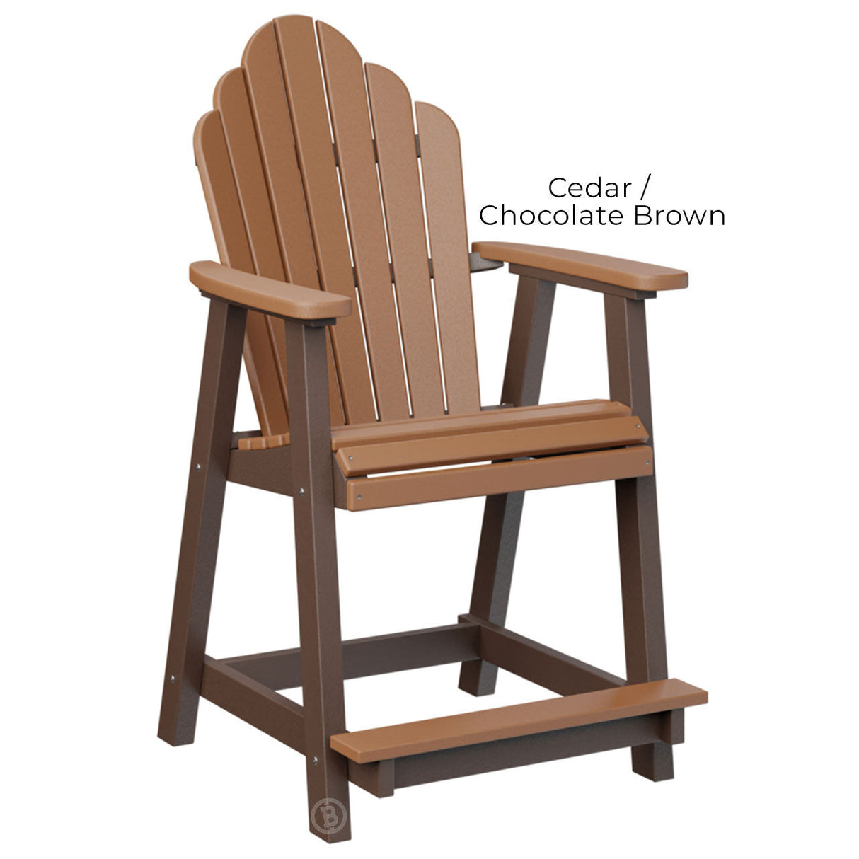 Berlin Gardens Cozi-Back Counter Chair