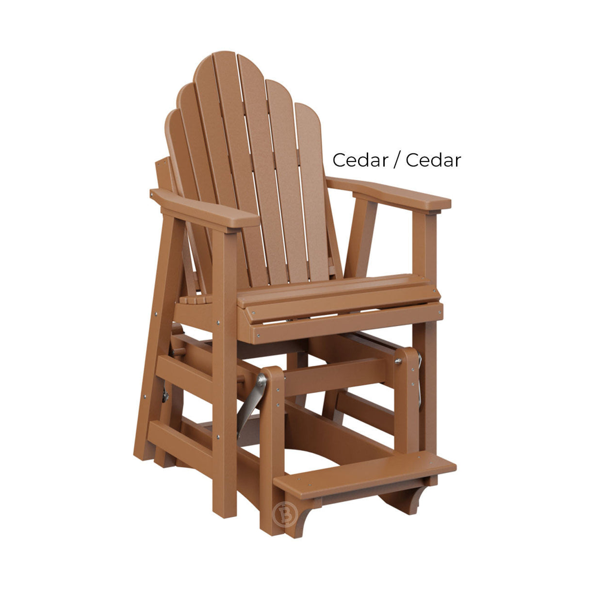Berlin Gardens Cozi-Back Single Counter Glider