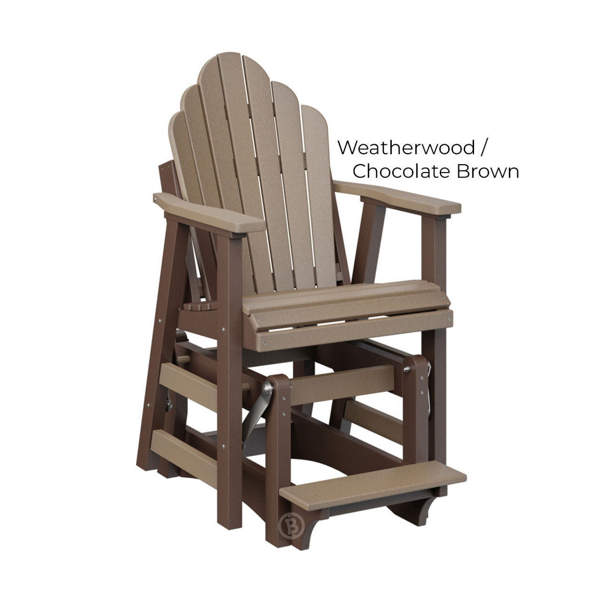 Berlin Gardens Cozi-Back Single Counter Glider