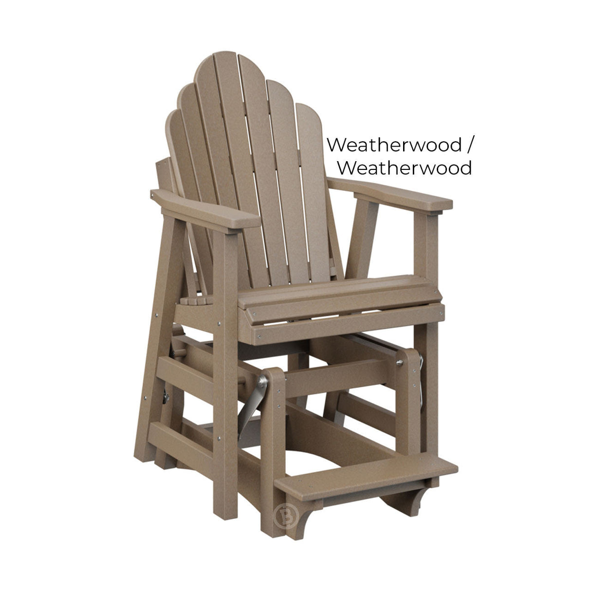 Berlin Gardens Cozi-Back Single Counter Glider