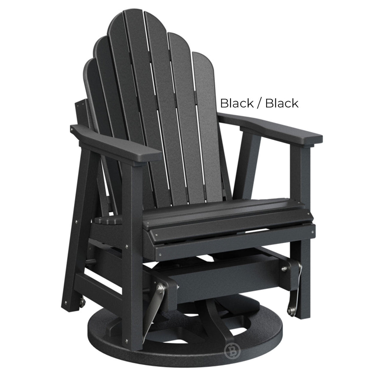 Berlin Gardens Cozi-Back Swivel Glider