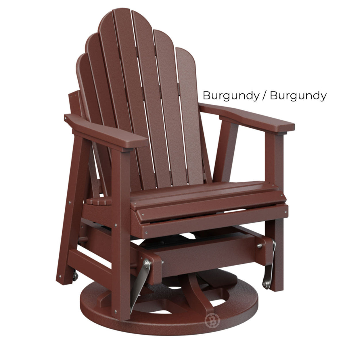 Berlin Gardens Cozi-Back Swivel Glider