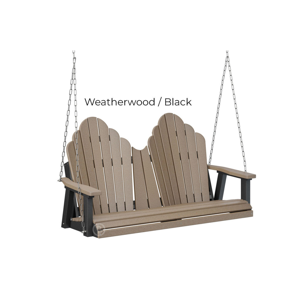 Berlin Gardens Cozi-Back Double Swing (Stainless Chains)