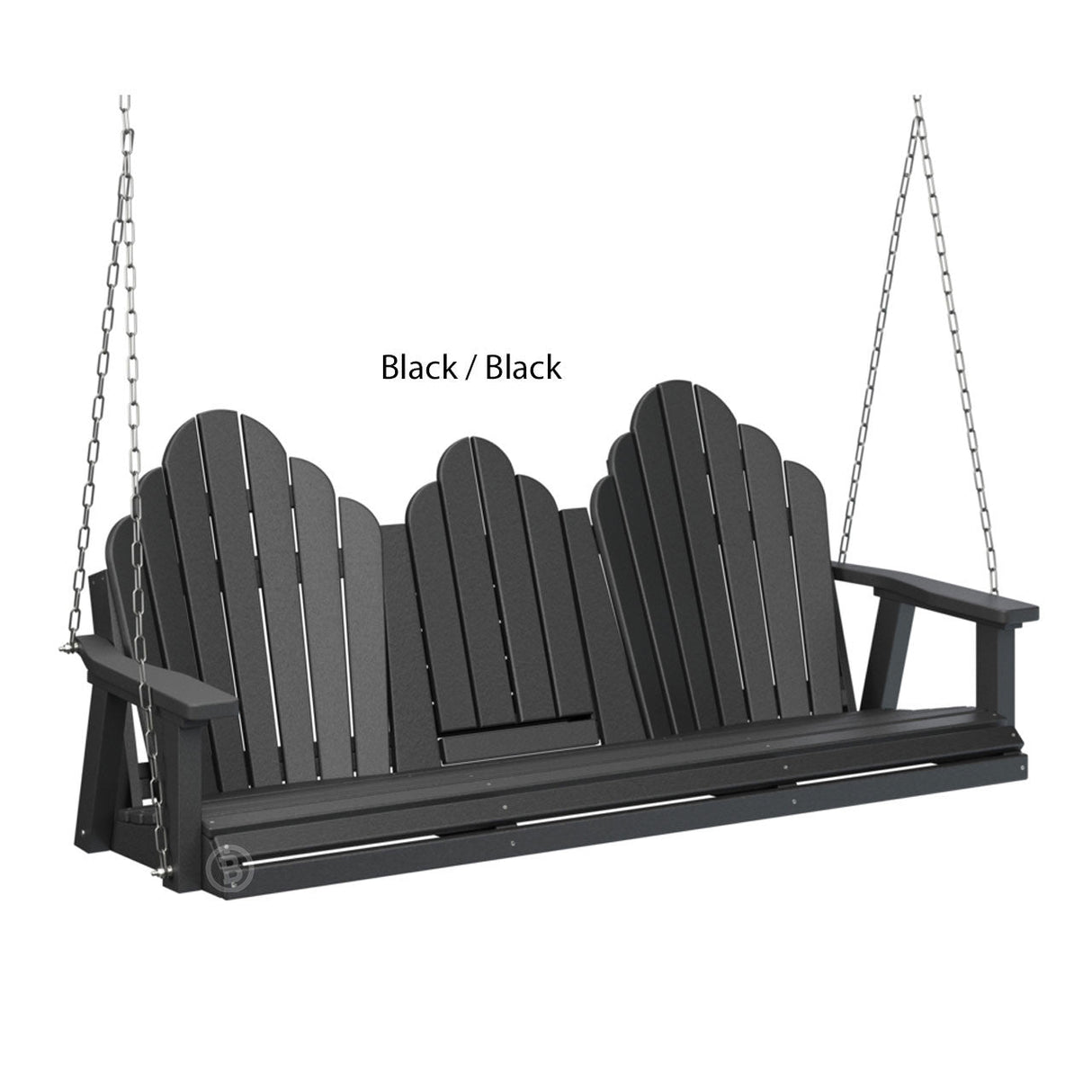 Berlin Gardens Cozi-Back Three Seat Swing w/Console (Stainless Chains)