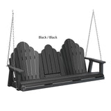 Berlin Gardens Cozi-Back Three Seat Swing w/Console (Stainless Chains)
