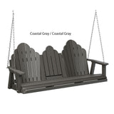 Berlin Gardens Cozi-Back Three Seat Swing w/Console (Stainless Chains)