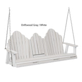 Berlin Gardens Cozi-Back Three Seat Swing w/Console (Stainless Chains)