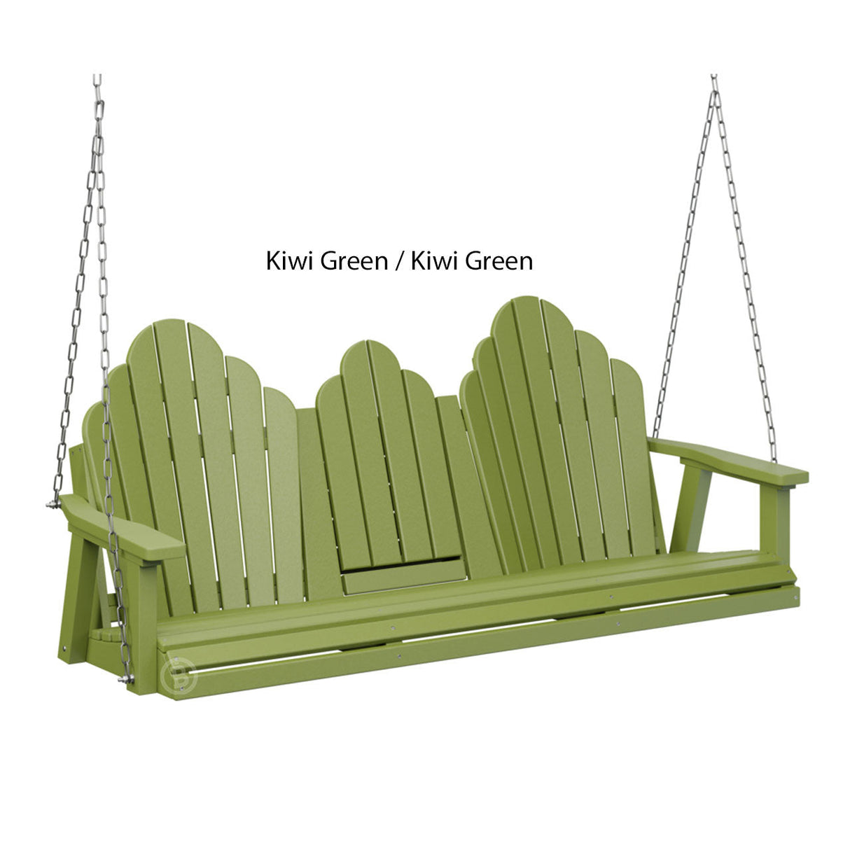 Berlin Gardens Cozi-Back Three Seat Swing w/Console (Stainless Chains)
