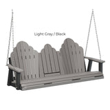 Berlin Gardens Cozi-Back Three Seat Swing w/Console (Stainless Chains)