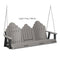 Berlin Gardens Cozi-Back Three Seat Swing w/Console (Stainless Chains)