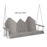 Berlin Gardens Cozi-Back Three Seat Swing w/Console (Stainless Chains)