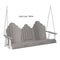 Berlin Gardens Cozi-Back Three Seat Swing w/Console (Stainless Chains)