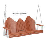 Berlin Gardens Cozi-Back Three Seat Swing w/Console (Stainless Chains)