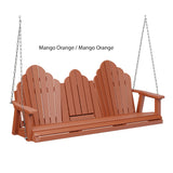 Berlin Gardens Cozi-Back Three Seat Swing w/Console (Stainless Chains)