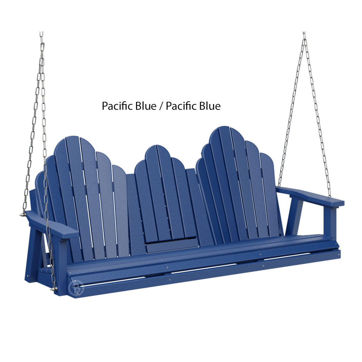 Berlin Gardens Cozi-Back Three Seat Swing w/Console (Stainless Chains)