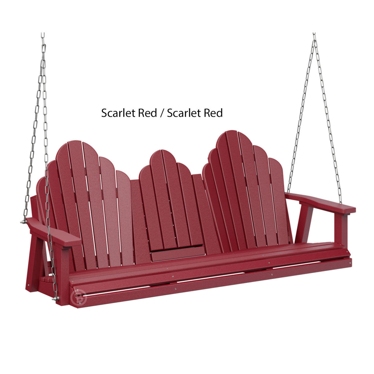 Berlin Gardens Cozi-Back Three Seat Swing w/Console (Stainless Chains)