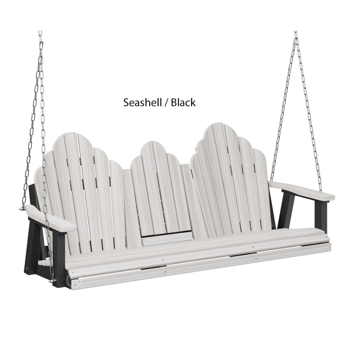 Berlin Gardens Cozi-Back Three Seat Swing w/Console (Stainless Chains)
