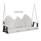 Berlin Gardens Cozi-Back Three Seat Swing w/Console (Stainless Chains)