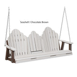 Berlin Gardens Cozi-Back Three Seat Swing w/Console (Stainless Chains)