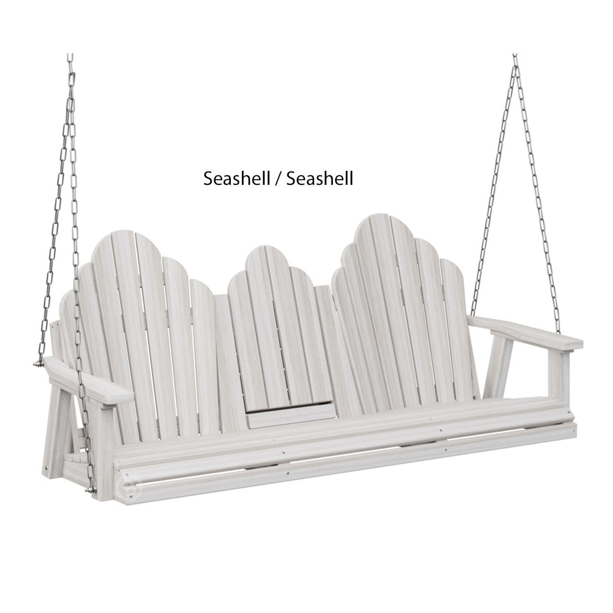 Berlin Gardens Cozi-Back Three Seat Swing w/Console (Stainless Chains)