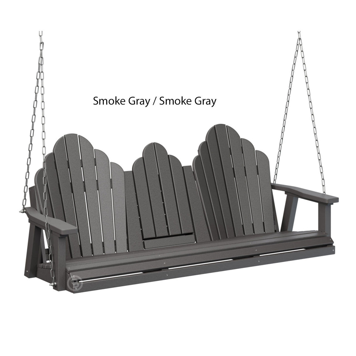 Berlin Gardens Cozi-Back Three Seat Swing w/Console (Stainless Chains)