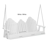 Berlin Gardens Cozi-Back Three Seat Swing w/Console (Stainless Chains)
