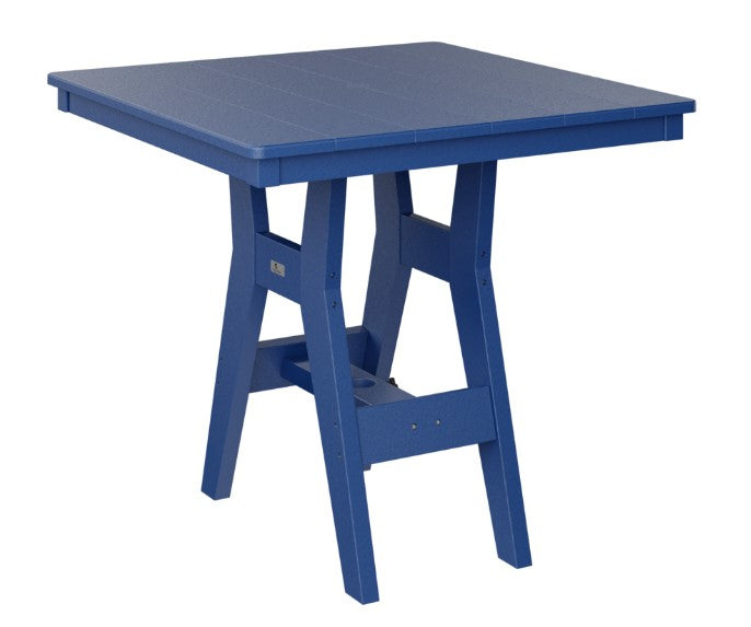 Berlin Gardens Harbor Bar Tables Standard Top 33" Square Bar Table