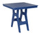 Berlin Gardens Harbor Bar Tables Standard Top 33" Square Bar Table