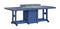 Berlin Gardens Garden Classic Standard Top 44" x 96" Rectangular Fire Counter Table