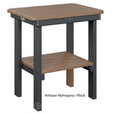 Berlin Gardens Rectangle End Table Dining Height