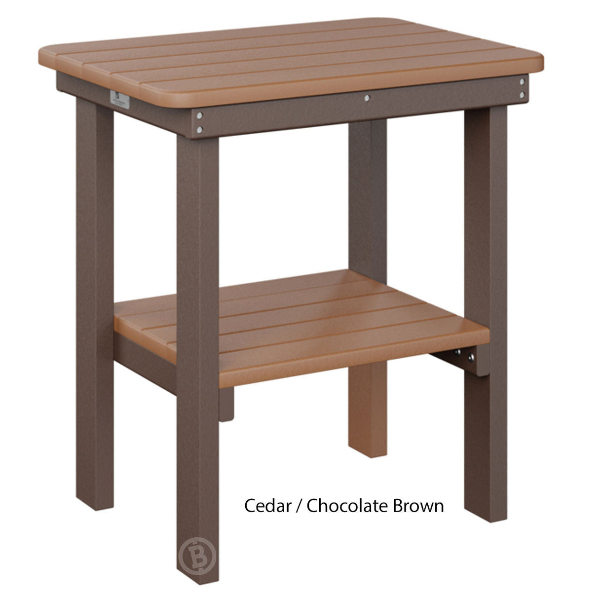 Berlin Gardens Rectangle End Table Dining Height