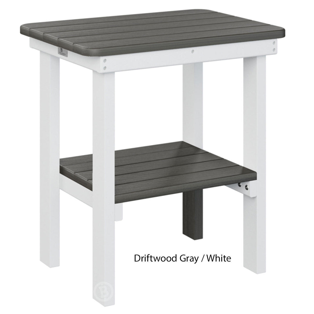 Berlin Gardens Rectangle End Table Dining Height