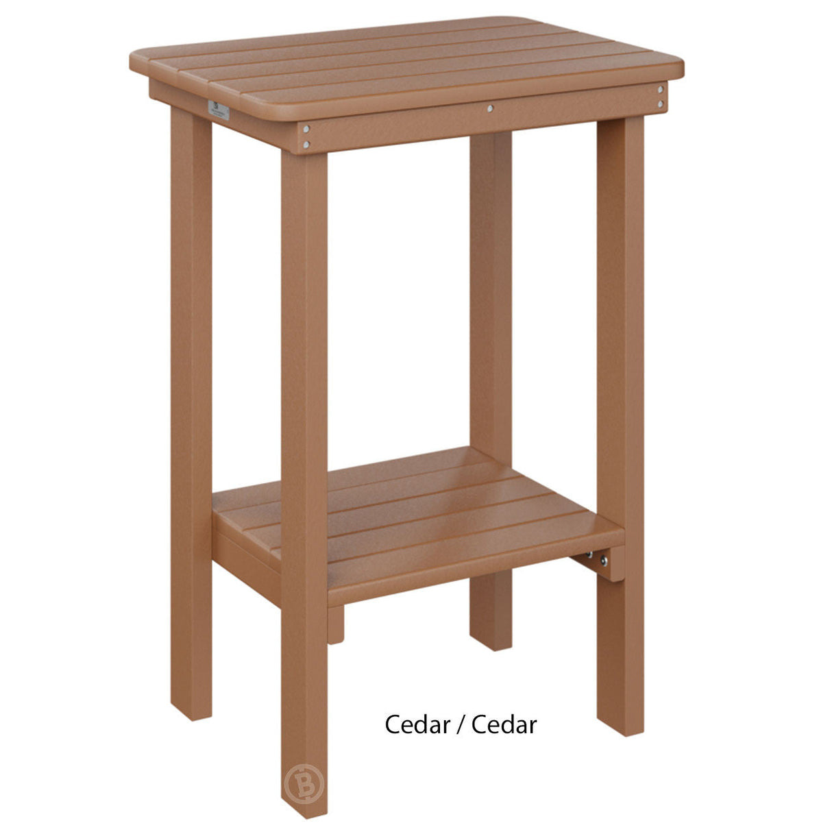 Berlin Gardens Rectangle End Table Counter Height