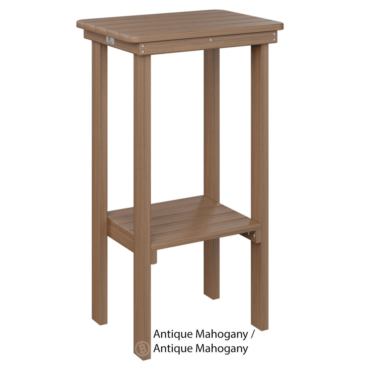 Berlin Gardens Rectangle End Table Bar Height