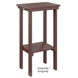 Berlin Gardens Rectangle End Table Bar Height