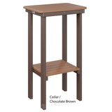 Berlin Gardens Rectangle End Table Bar Height