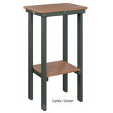 Berlin Gardens Rectangle End Table Bar Height