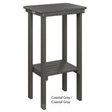 Berlin Gardens Rectangle End Table Bar Height