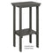 Berlin Gardens Rectangle End Table Bar Height