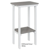 Berlin Gardens Rectangle End Table Bar Height
