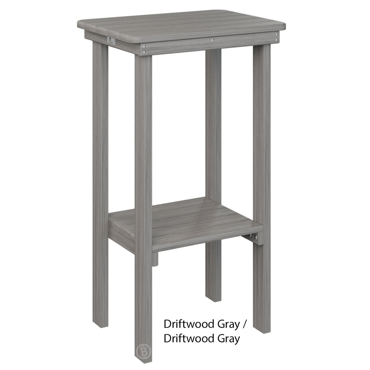 Berlin Gardens Rectangle End Table Bar Height